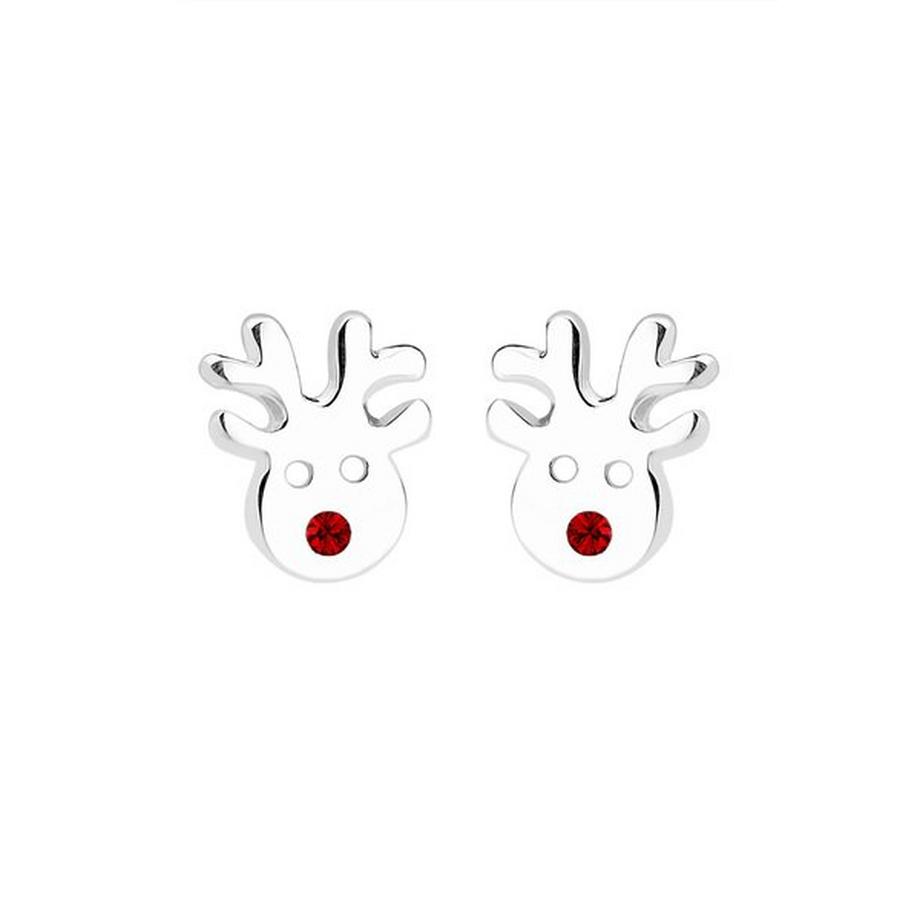 Elli  Boucles d'Oreilles Enfants Motif Rennes Jouant 