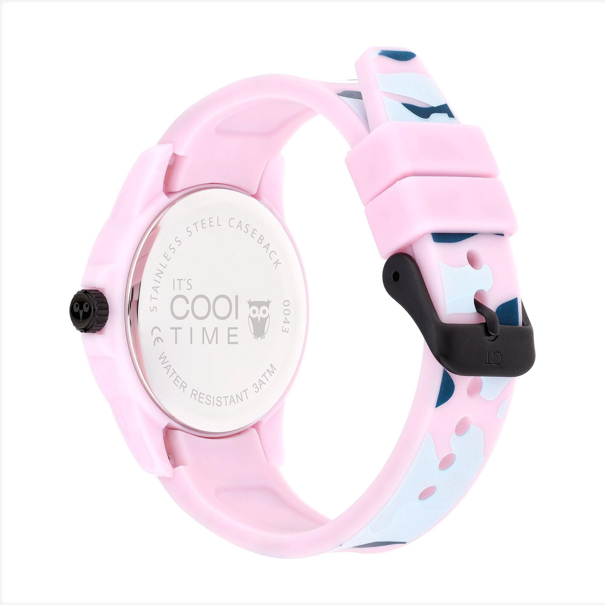 Cool Time Kids  Camouflage Kinderarmbanduhr 
