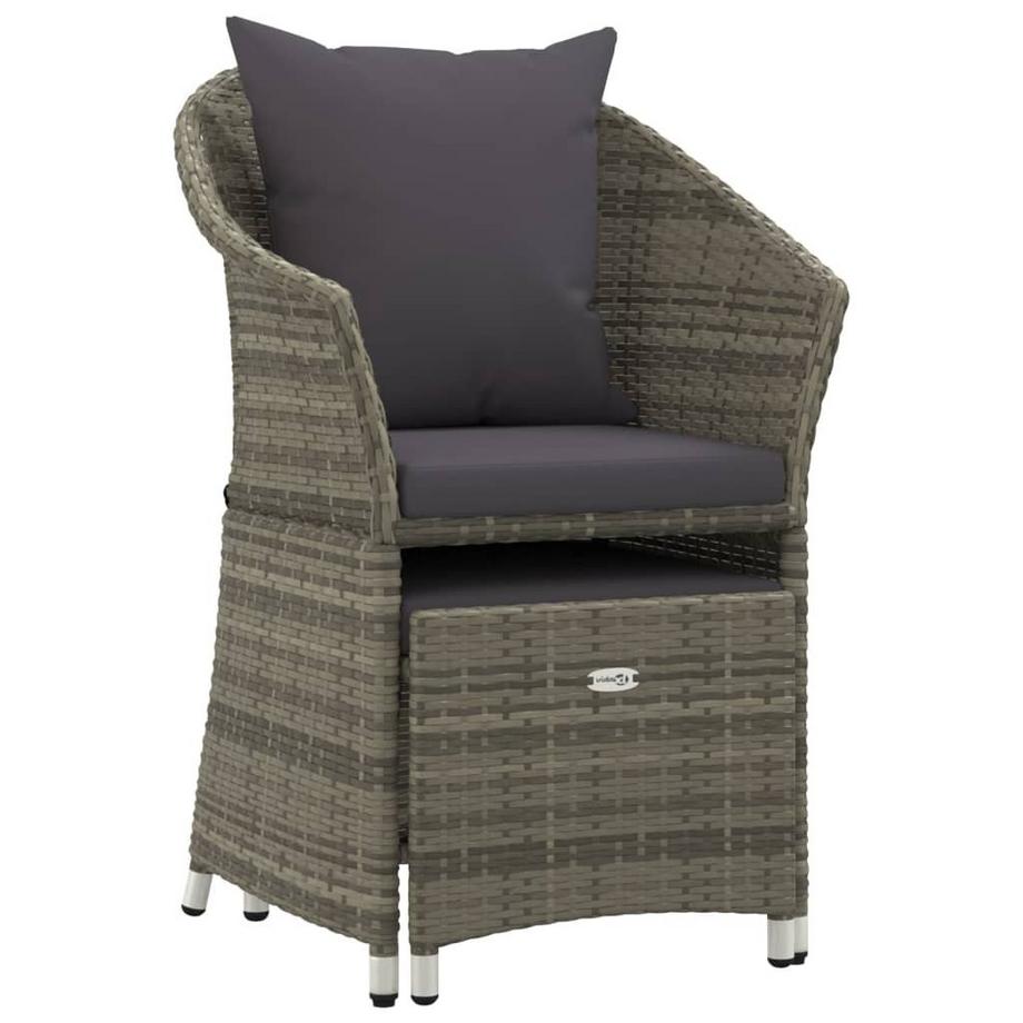 VidaXL Garten-lounge-set poly-rattan  