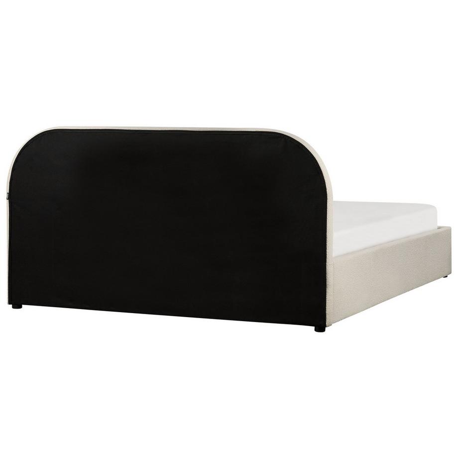 Beliani Lit ottoman en Bouclé Moderne QUILLIEN  