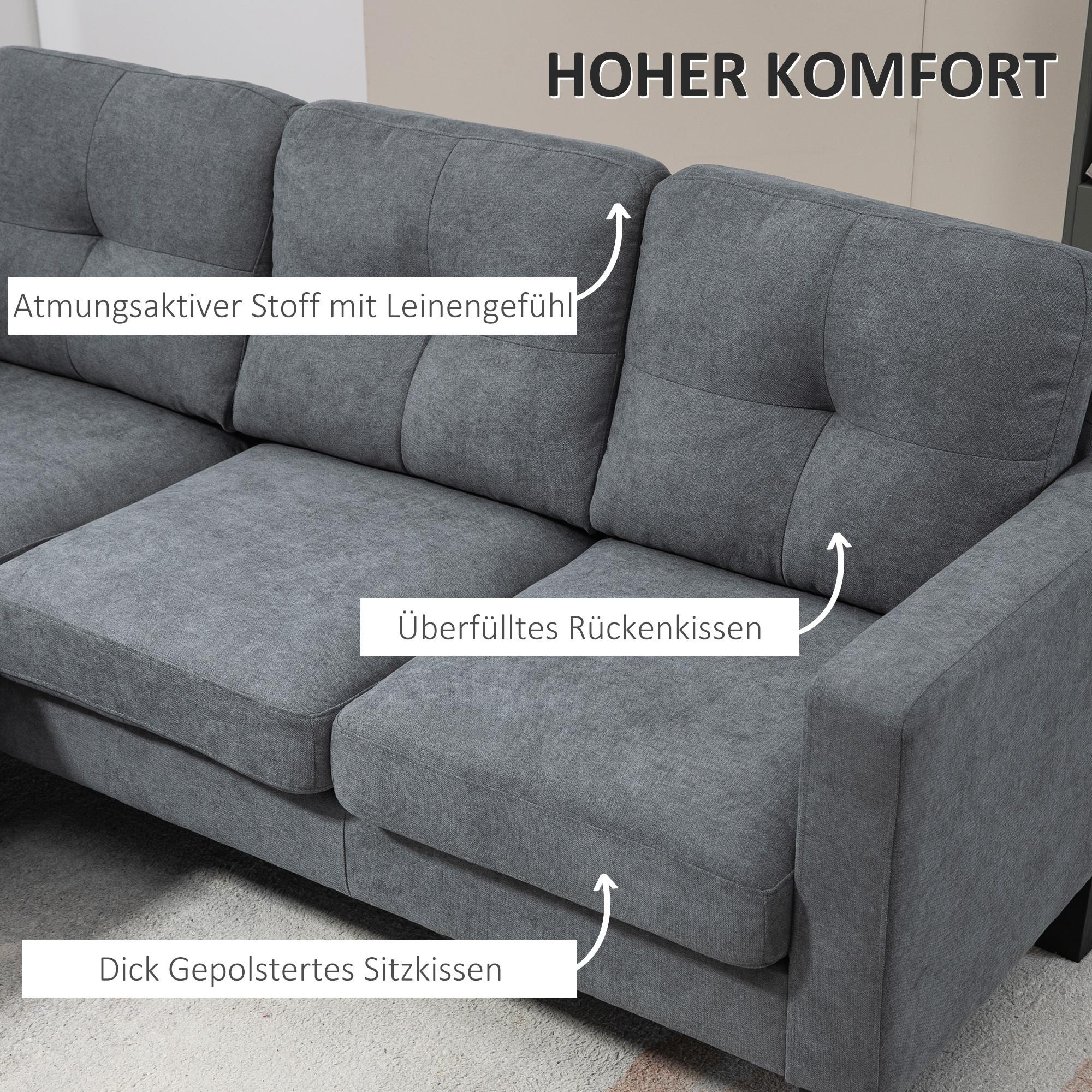 HOMCOM Ecksofa  