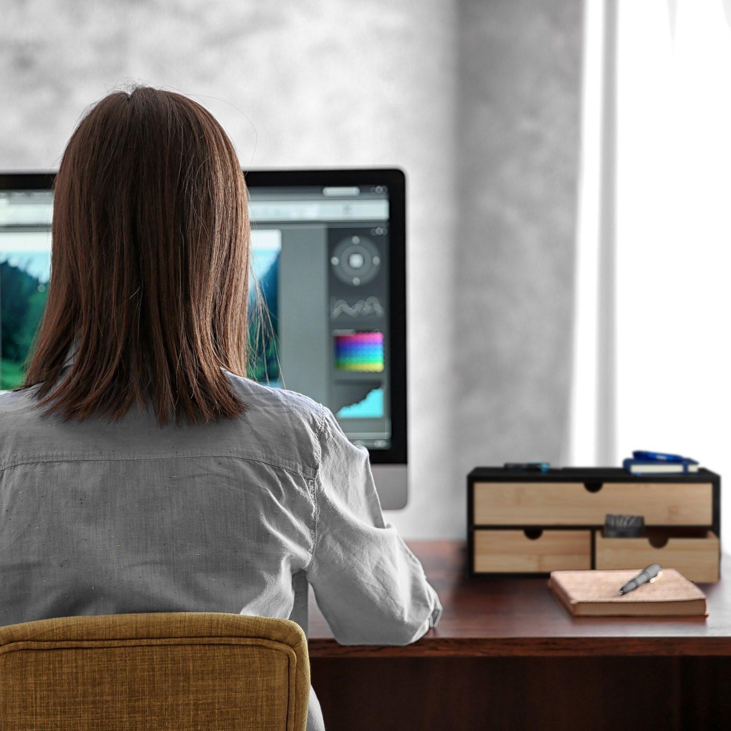 Northio Schreibtischorganisation mit 3 Schubladen  