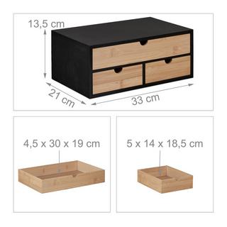 Northio Schreibtischorganisation mit 3 Schubladen  