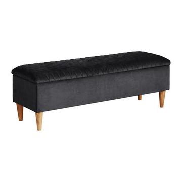 Banc coffre DANIELE Tissu velours