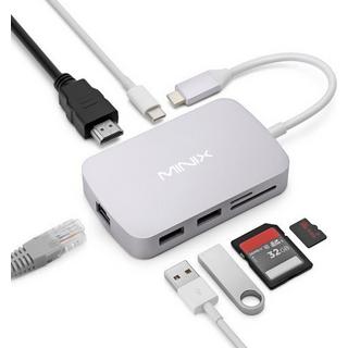 MINIX  Neo C-G USB-C Multiport Adapter - grigio 
