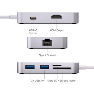 MINIX  Neo C-G USB-C Multiport Adapter - grigio 