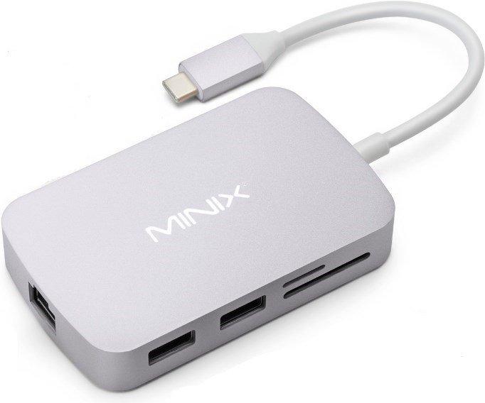 MINIX  Neo C-G USB-C Multiport Adaptateur - gris 