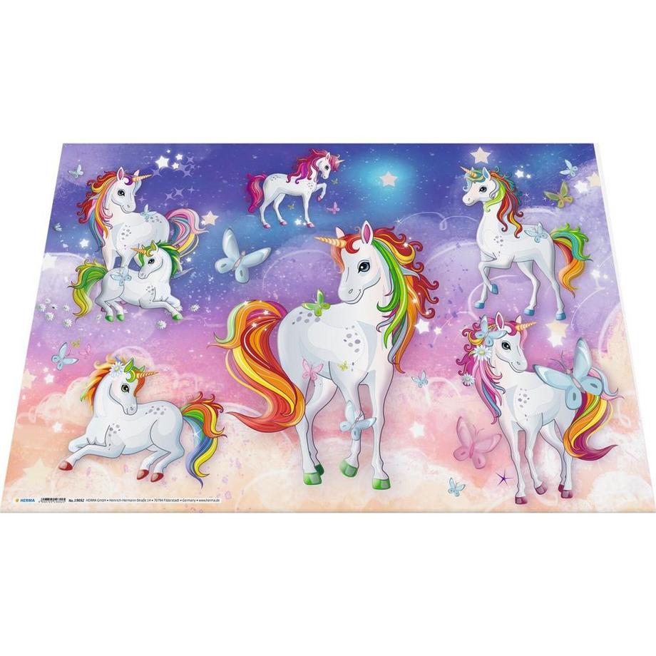 HERMA Tapis de bureau Licorne  