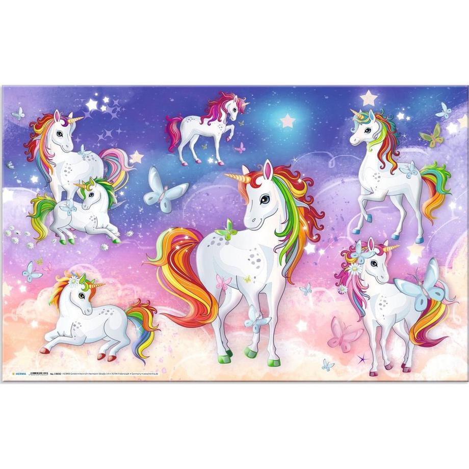 HERMA Tapis de bureau Licorne  