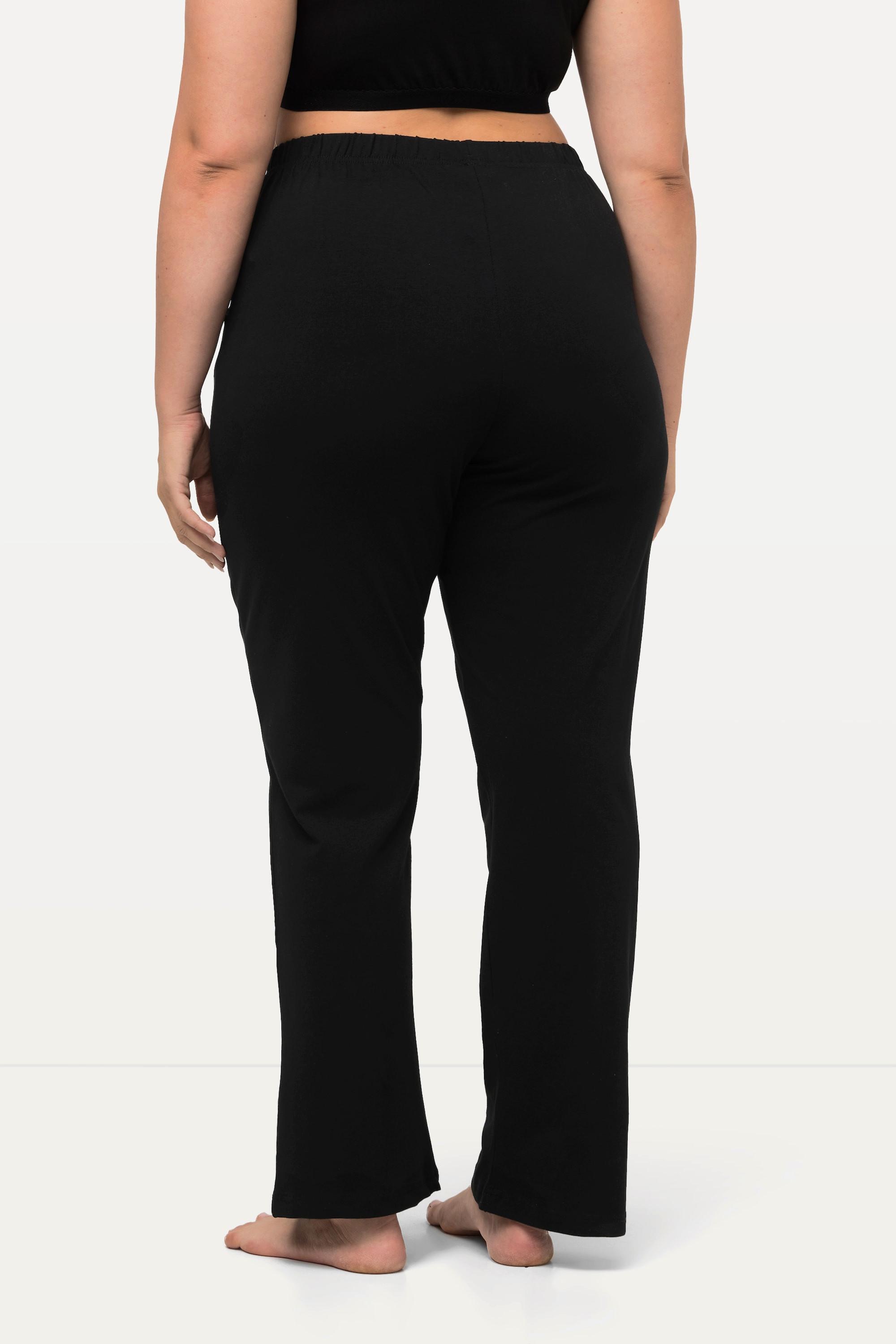 Ulla Popken Pantalon poches sur les côtés coupe droite  