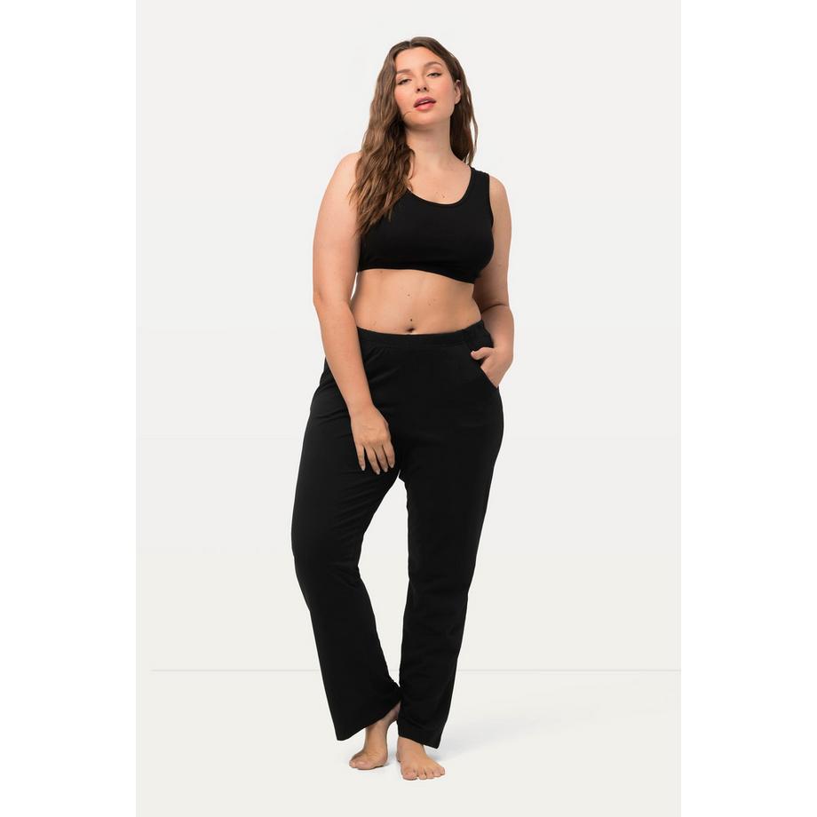 Ulla Popken Hose seitliche Taschen gerade Form  