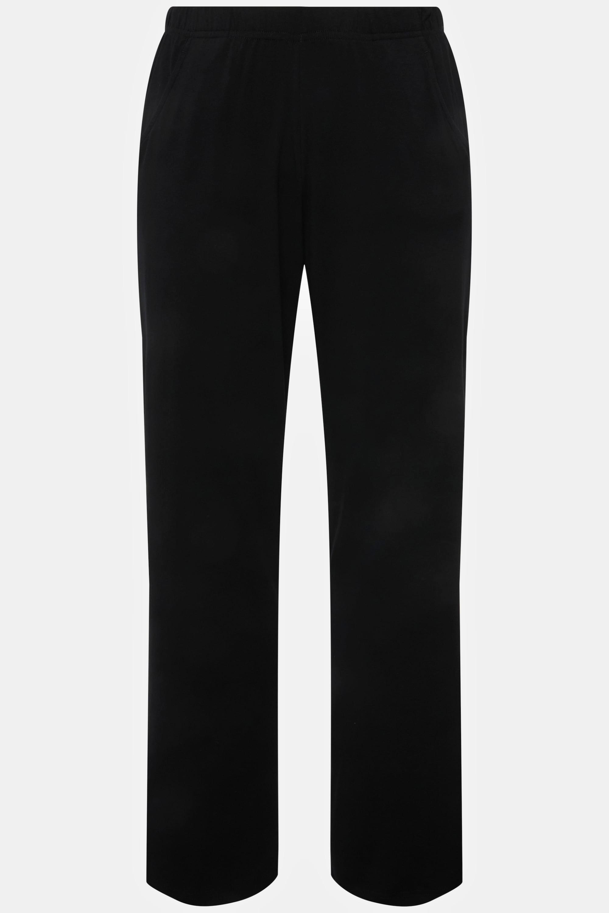 Ulla Popken Pantalon poches sur les côtés coupe droite  