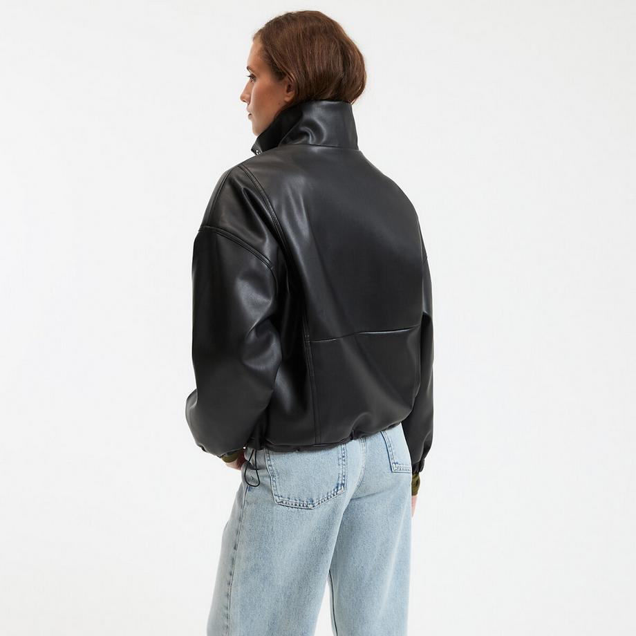 La Redoute Collections Giacca corta in similpelle  