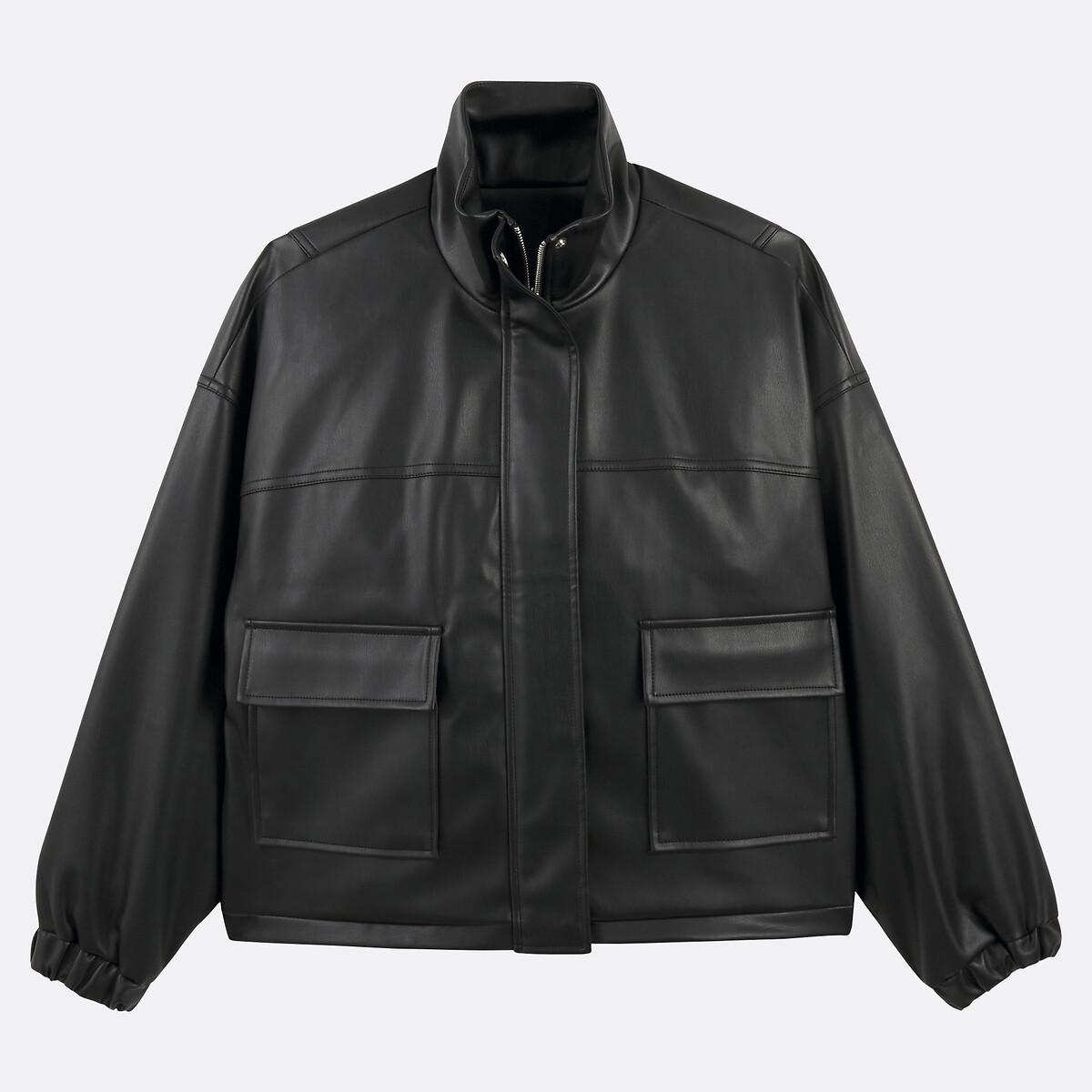 La Redoute Collections Giacca corta in similpelle  