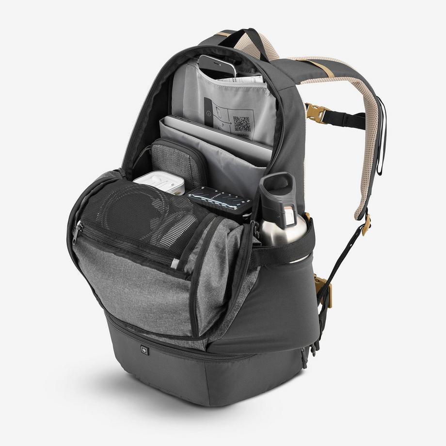 QUECHUA Zaino da trekking NH550 30 Litri Grigio Scuro  