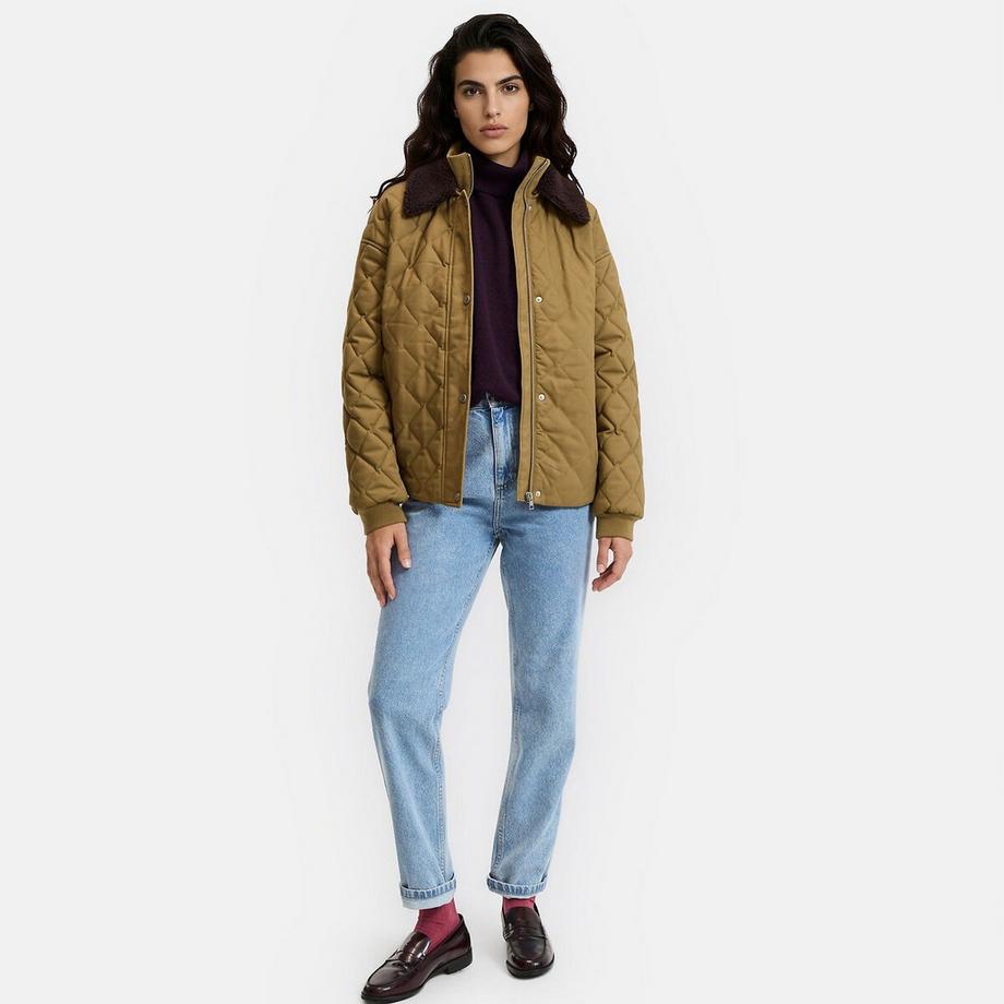 La Redoute Collections Blouson matelassé à col amovible  