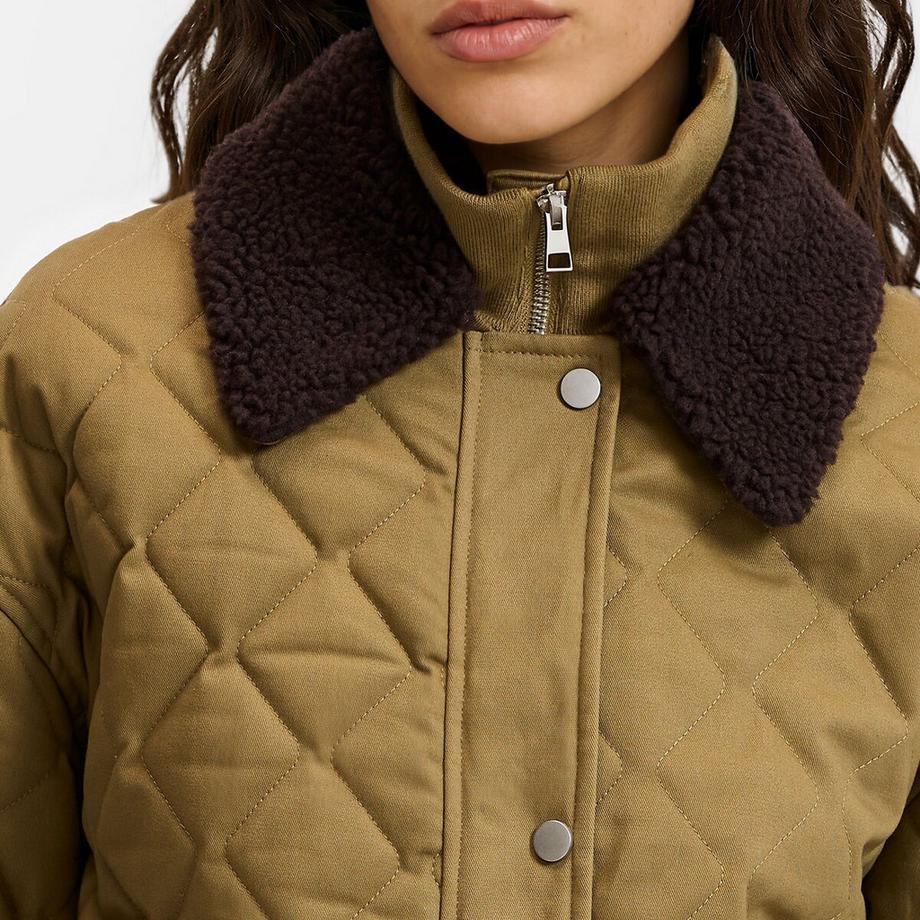 La Redoute Collections Blouson matelassé à col amovible  