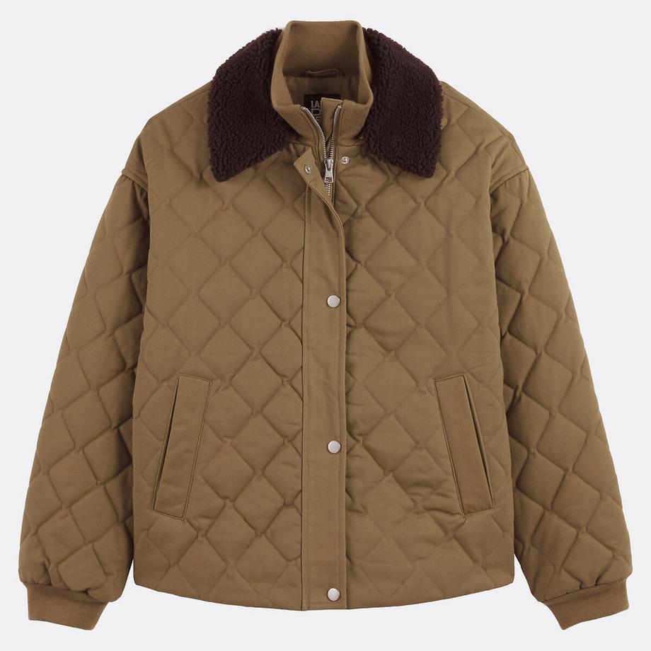 La Redoute Collections Blouson matelassé à col amovible  