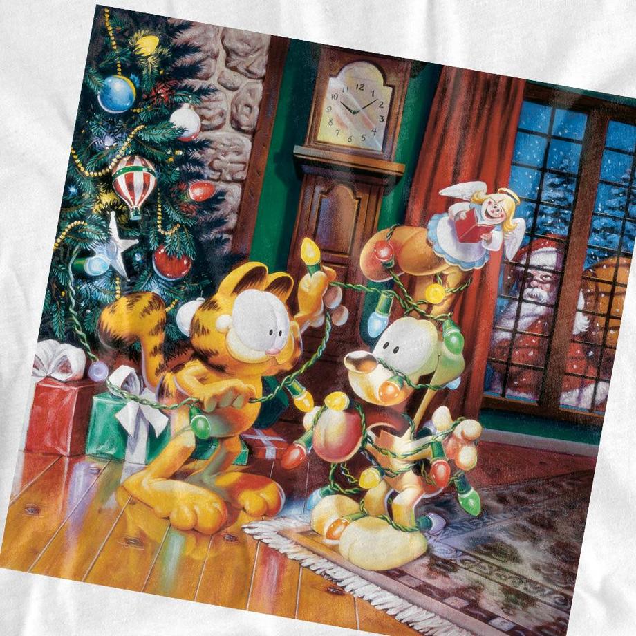 Garfield Maglietta Grafica Odie Albero  