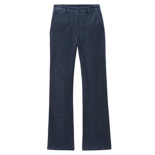 La Redoute Collections Pantalon Velours Lisse Taille Haute  