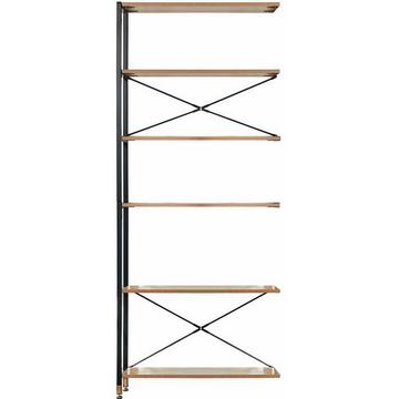 Étagère Voluto nature avec 6 étagères 83x210