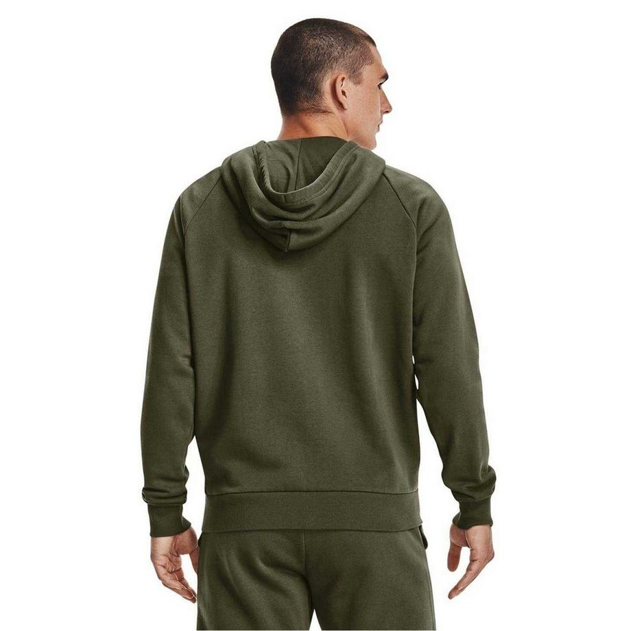 UNDER ARMOUR Felpa con cappuccio Rival con zip integrale in pile  