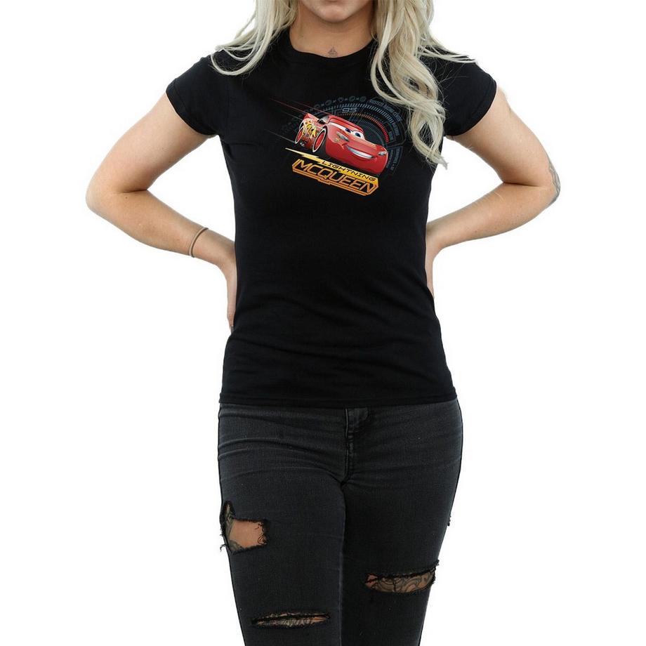 Cars Lightning McQueen T-Shirt Stampa Grafica  