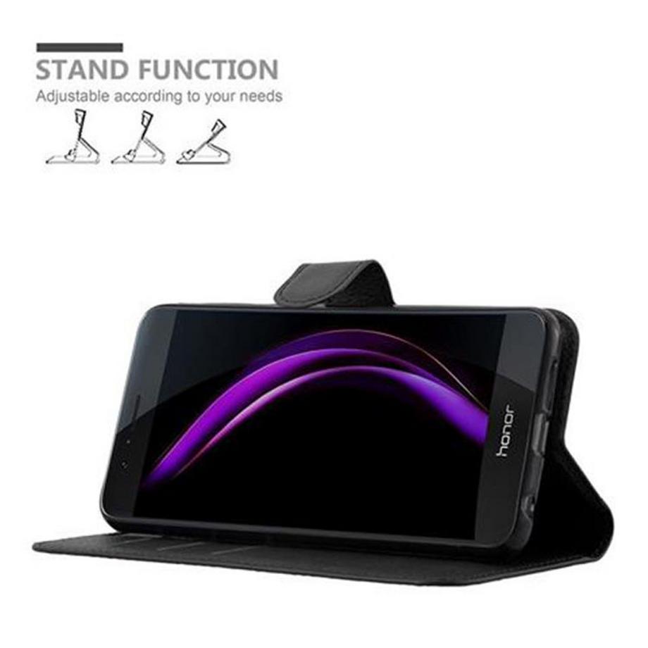 Cadorabo  Hülle für Honor 8 / 8 PREMIUM Standfunktion, Kartenfach 