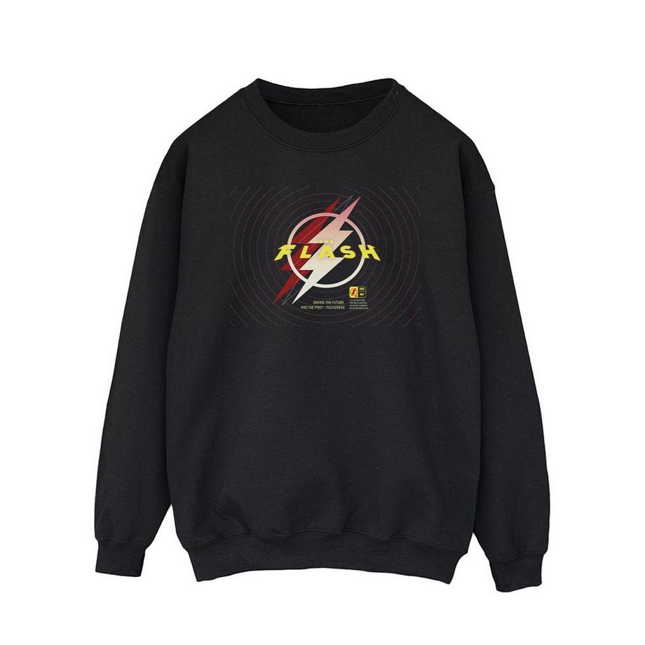 DC COMICS Flash Logo Print Sweatshirt  