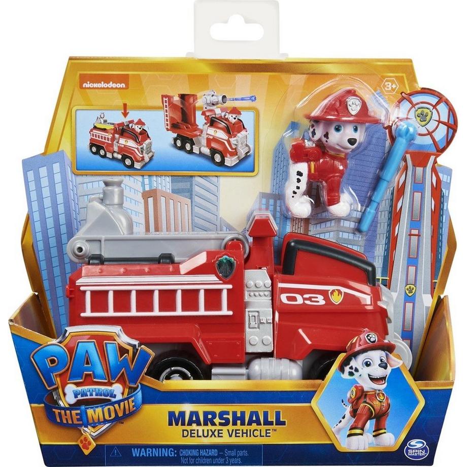 Paw Patrol The Movie Deluxe Basic Vehicle Marshall