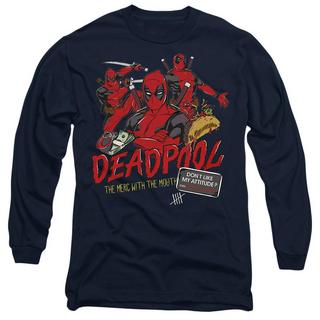 Deadpool Attitude Langarm T-Shirt  