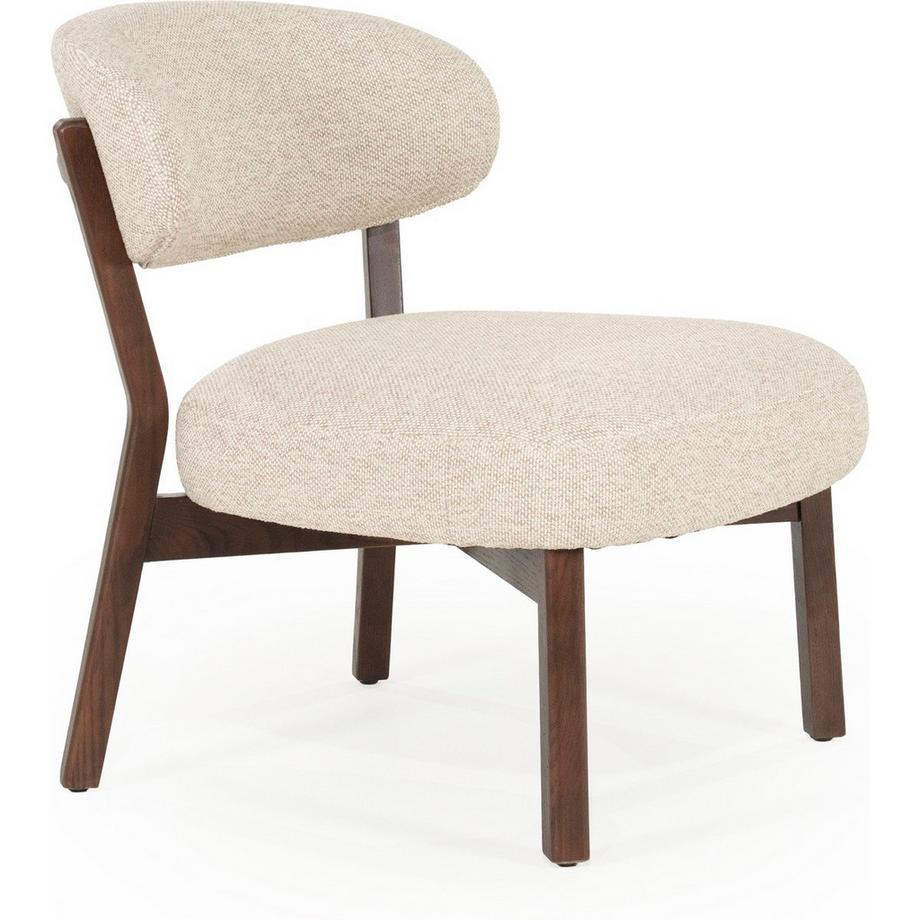 mutoni Fauteuil Mikky marron - Moon taupe  