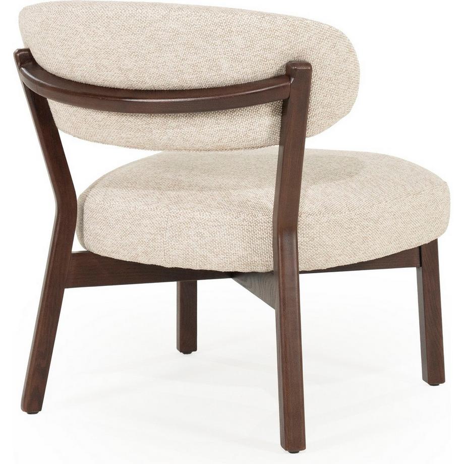 mutoni Fauteuil Mikky marron - Moon taupe  