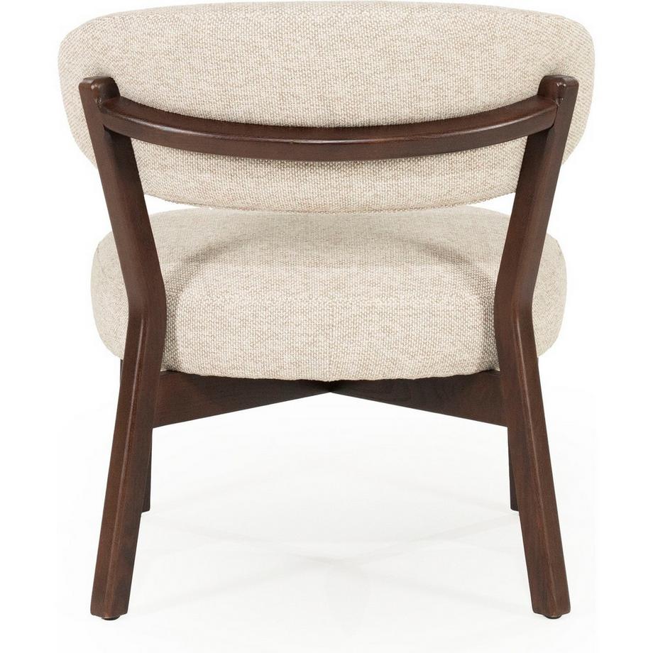 mutoni Fauteuil Mikky marron - Moon taupe  