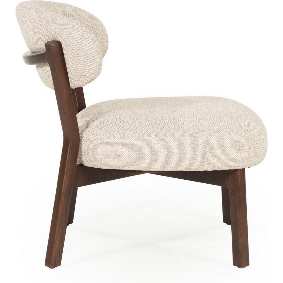 mutoni Fauteuil Mikky marron - Moon taupe  