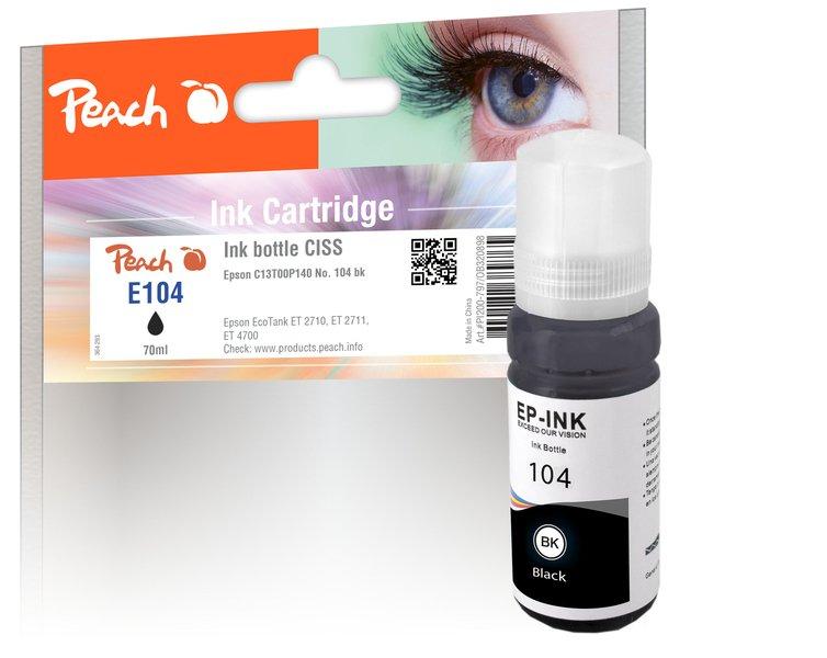 Peach  Encre Epson 104 (C13T00P140) noir 