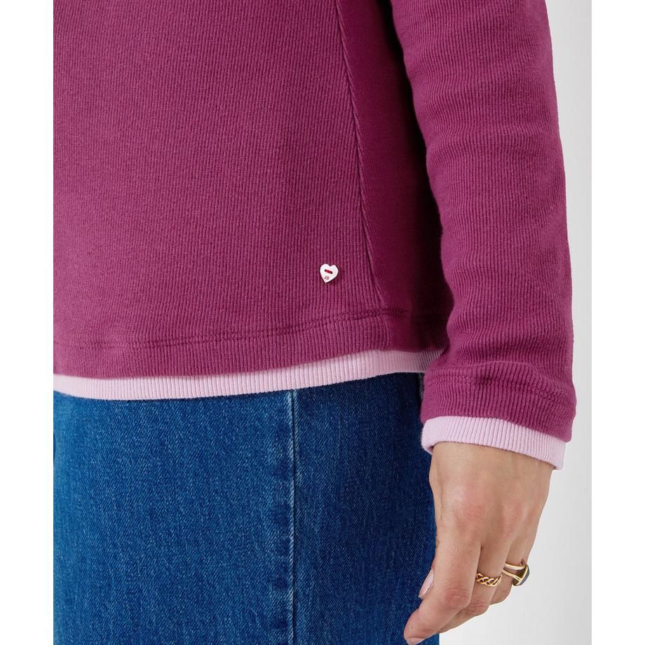 Joe Browns Margot doppellagiges Henley-Shirt  