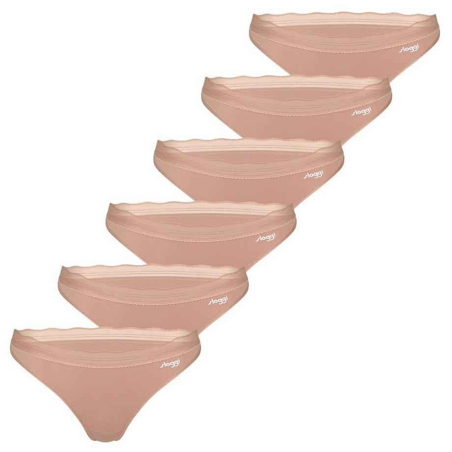 6er Pack Go Blush - String