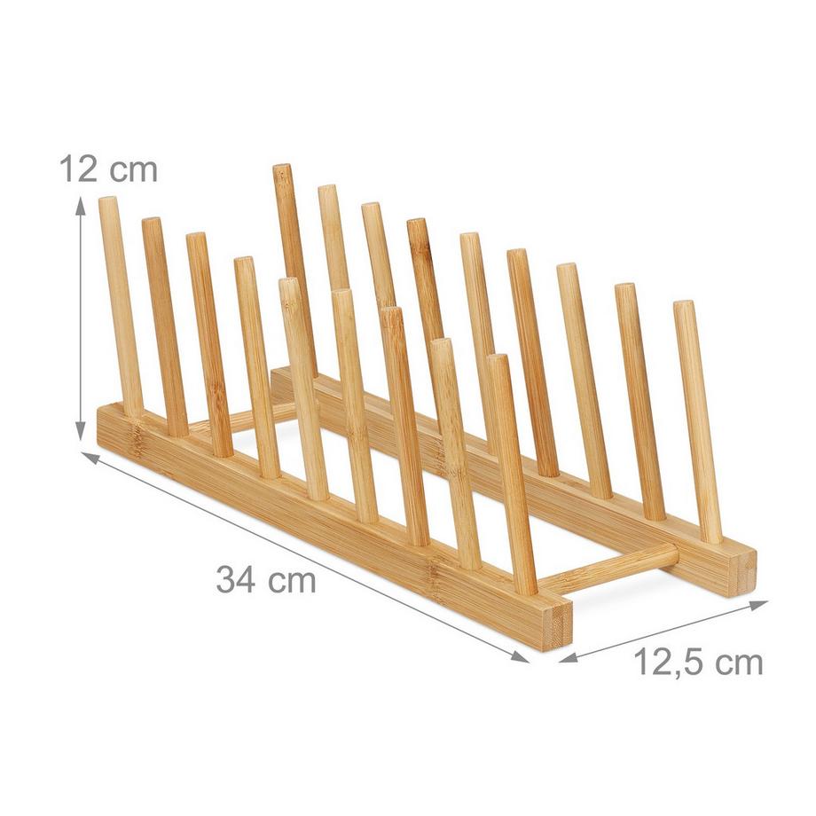 B2X Portapiatti in bambù  
