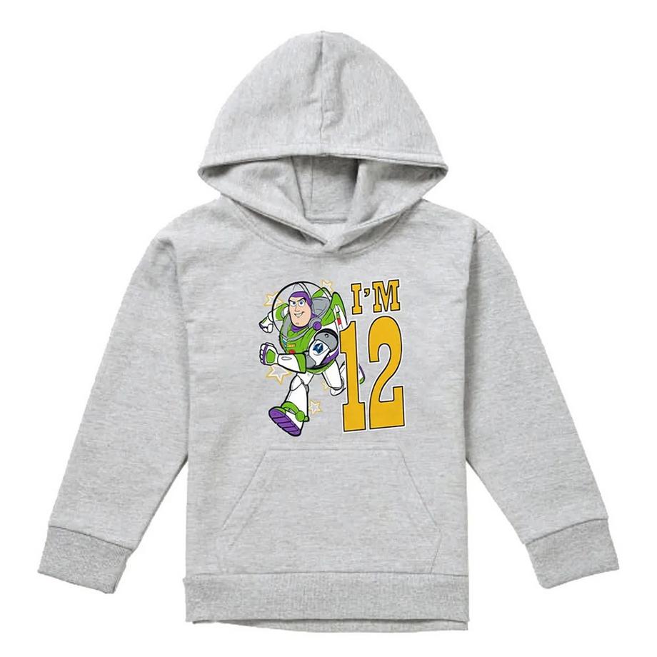 I'm 12 Felpa Con Cappuccio Compleanno Buzz Lightyear Erica