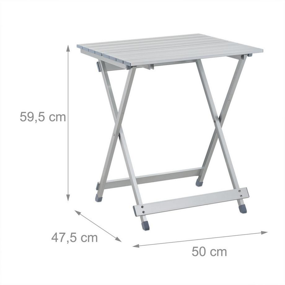 B2X  Klapptisch Aluminium 