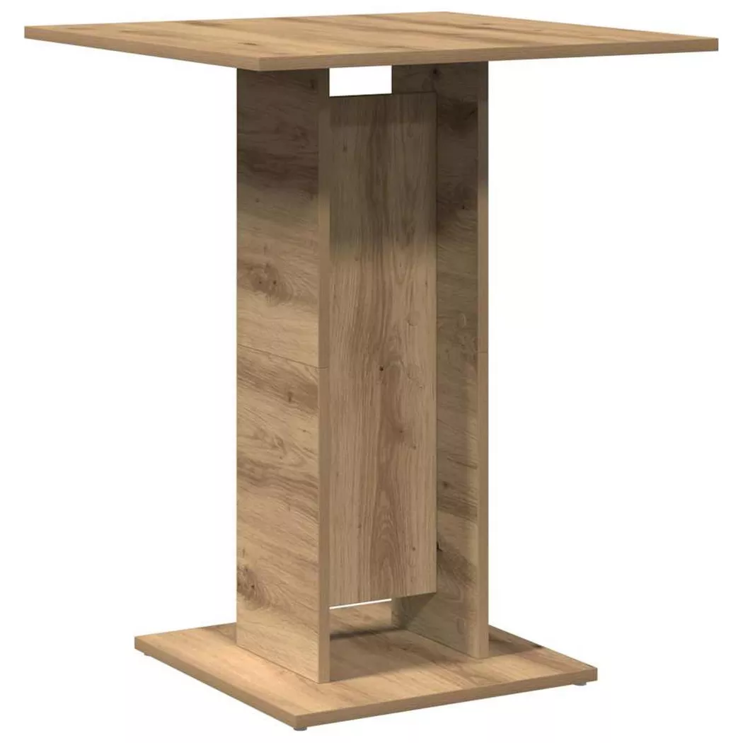VidaXL - Table de bistrot bois d'ingénierie, One Size, Marron