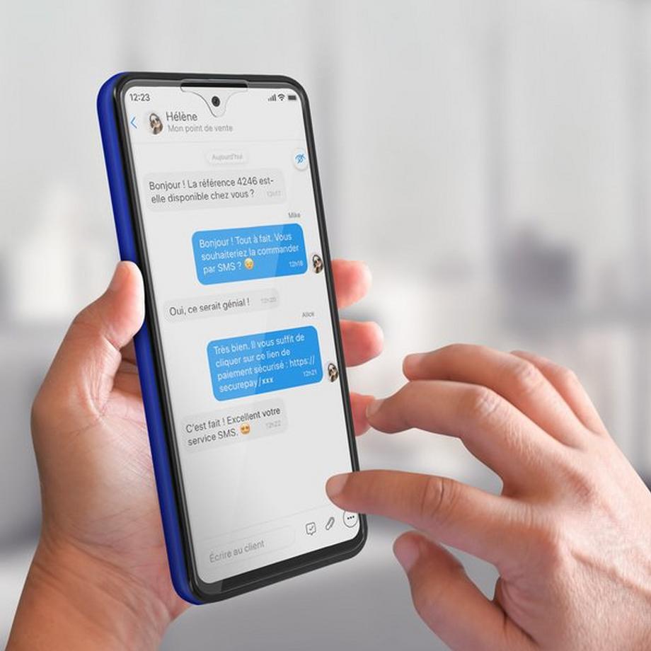 Avizar  Coque intégrale Samsung A53 5G Bleu 