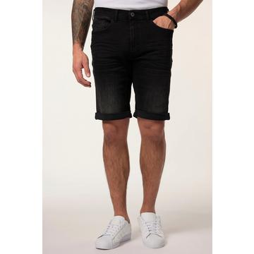 Jeansbermuda FLEXNAMIC®, Denim, 5-Pocket, destroyed, bis 72