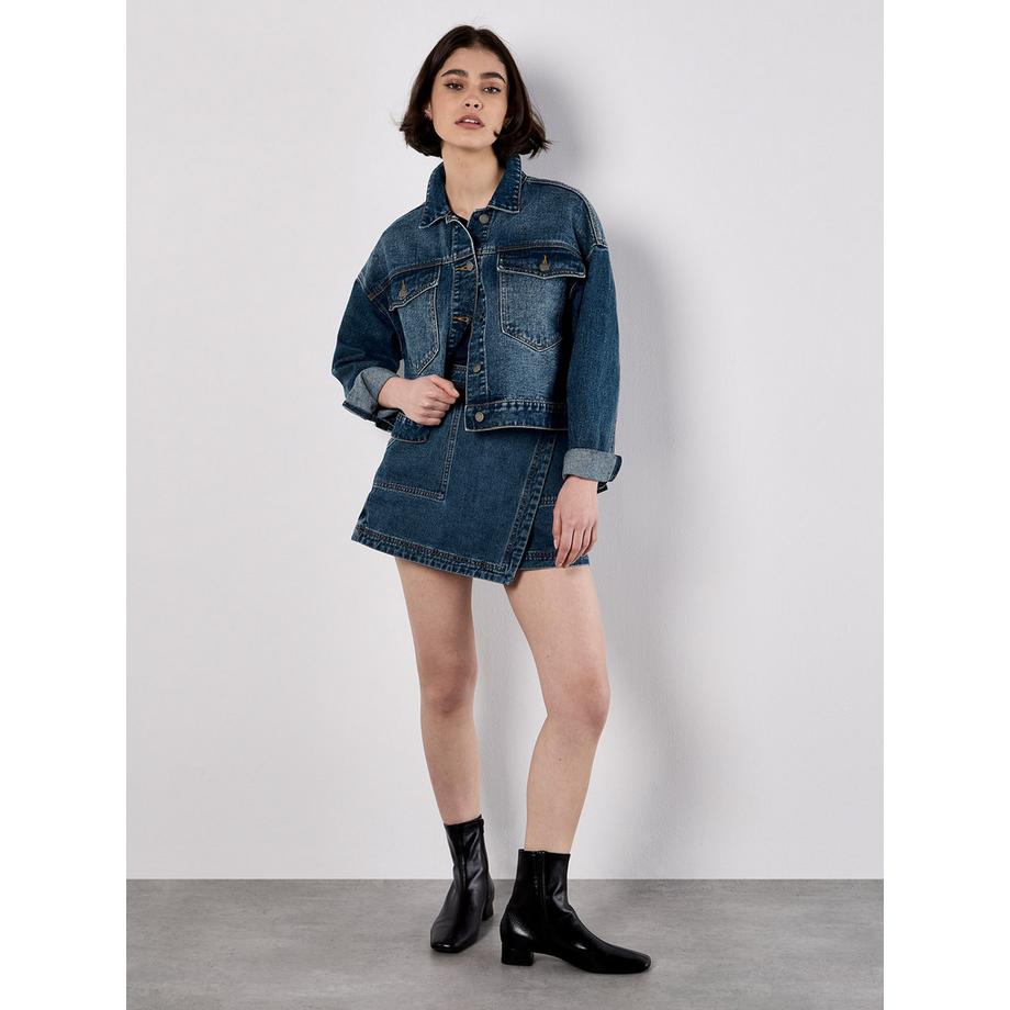 APRICOT Denim-Wickel-Mini-Skort  