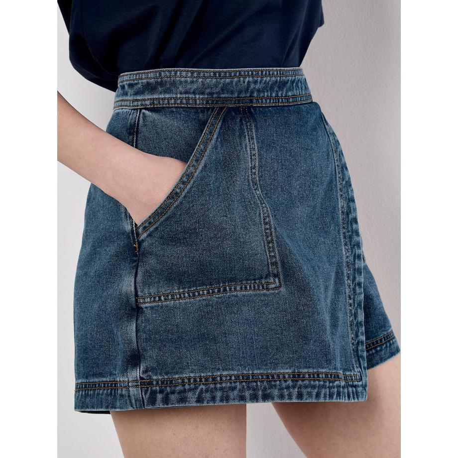 APRICOT Denim-Wickel-Mini-Skort  