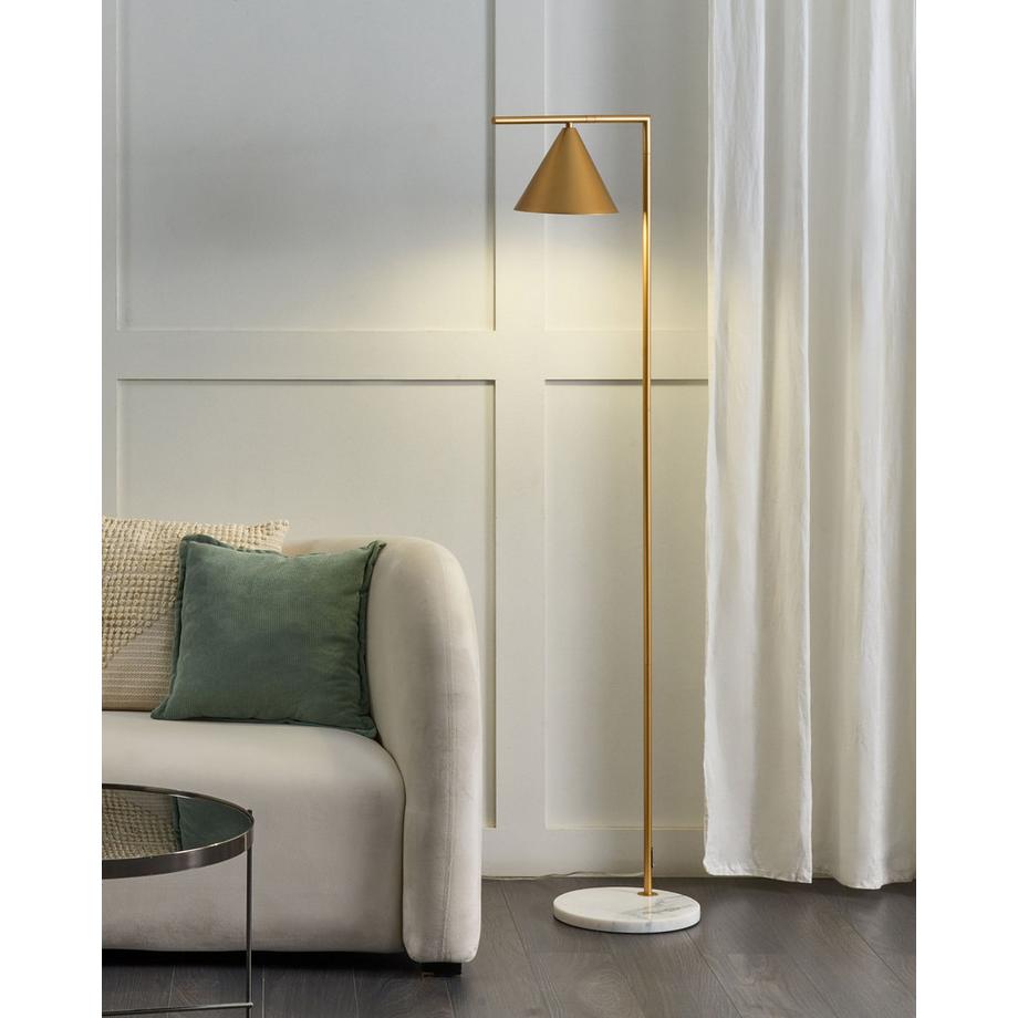 Beliani Stehlampe aus Eisen  MOCAL  