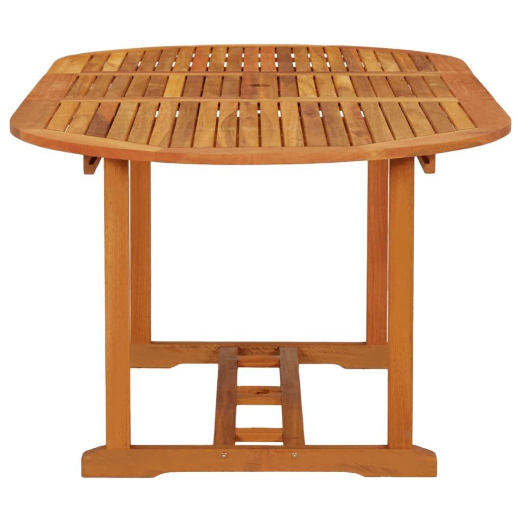 VidaXL Table de jardin bois  