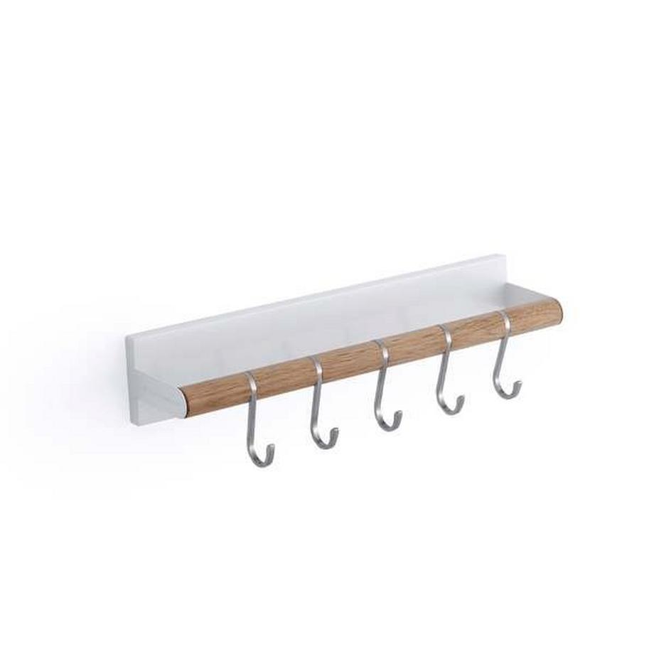 Forster Home Porte-ustensiles de cuisine magnétique chêne  