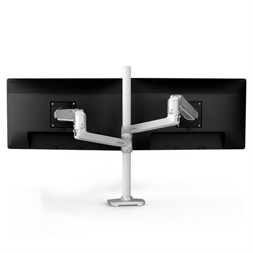 Ergotron  LX Series LX Dual Stacking Arm 101,6 cm (40") Weiß Tisch/Bank 